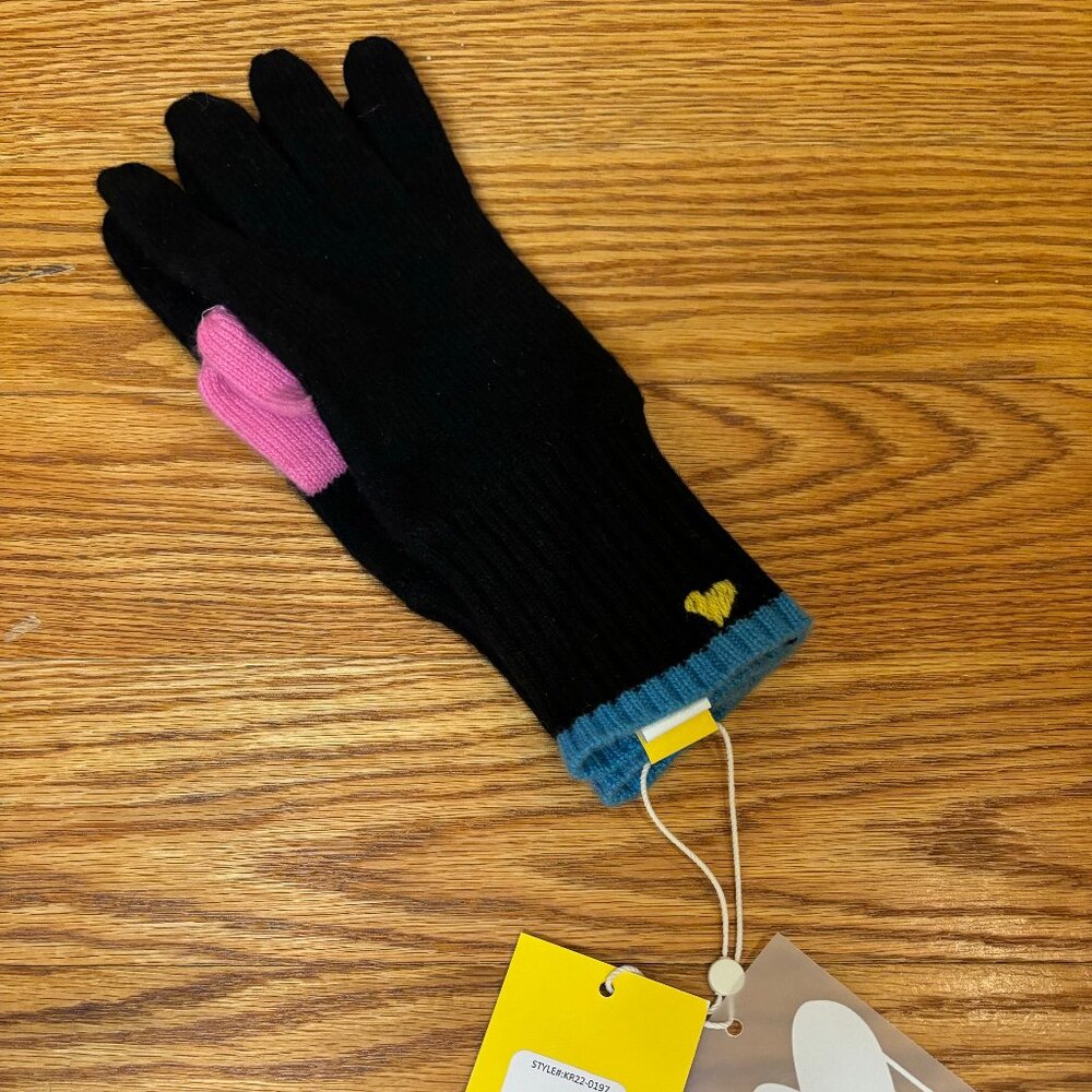 Kerri Rosenthal Color Blocked Cash Gloves